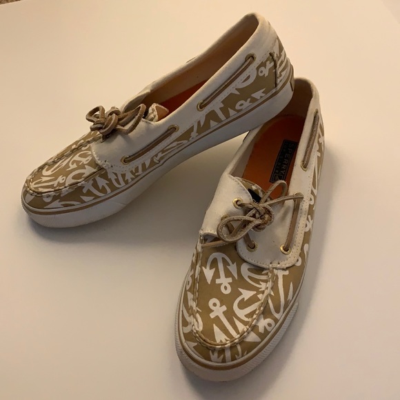 Women’s Sperry top sided anchor print - Picture 1 of 7